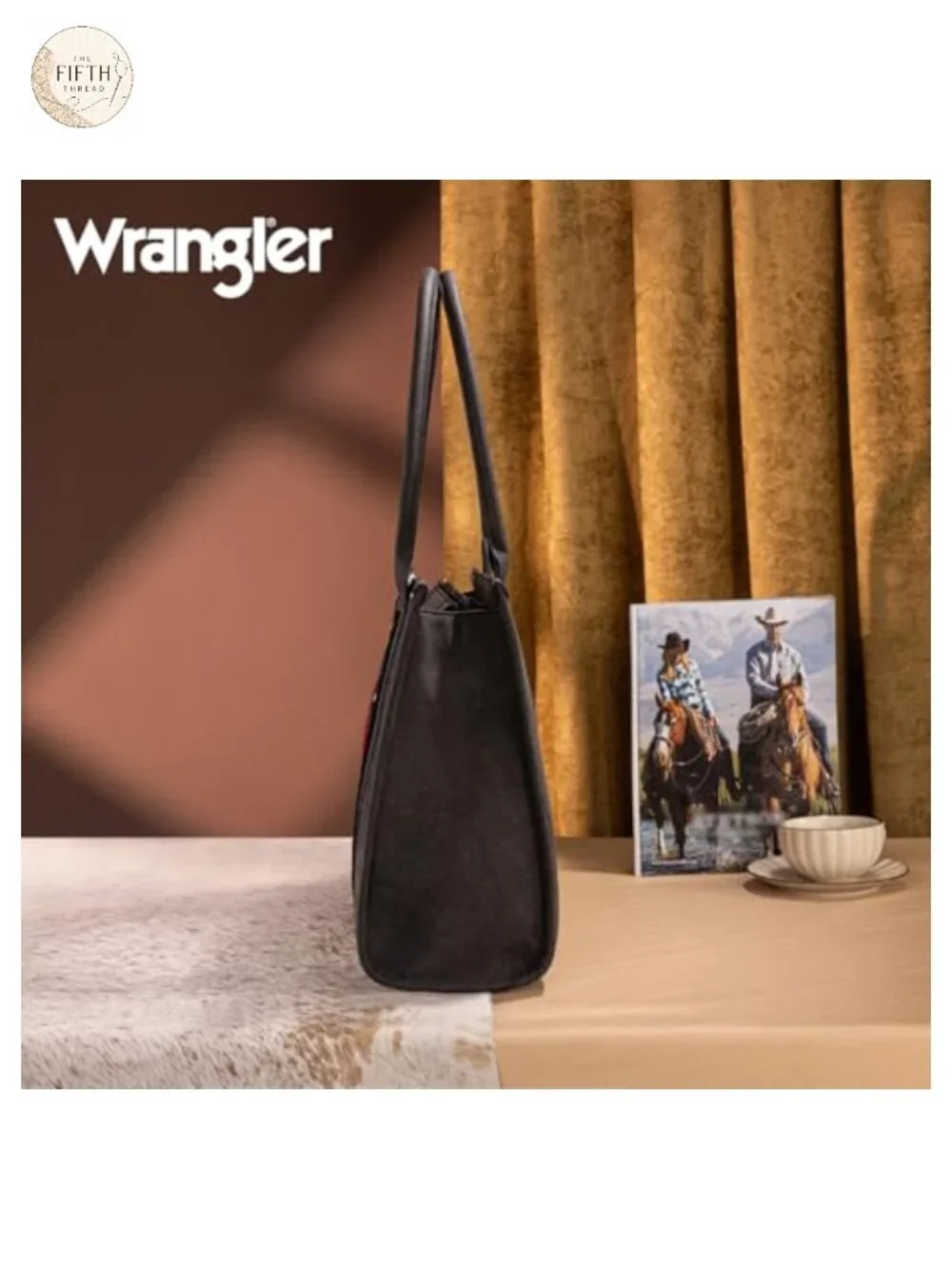 Western Aztec Tote Bag Women Leather Handbag Shoulder Purse